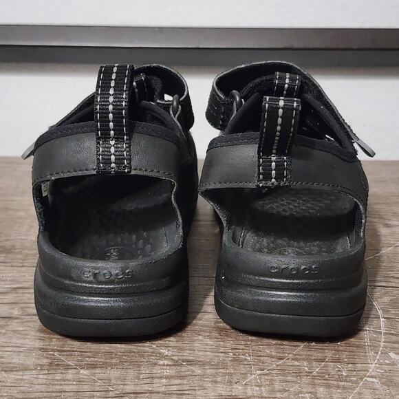 Crocs Yukon Fisherman Men\'s Outdoor Water Shoes Size 8 Black main image 7